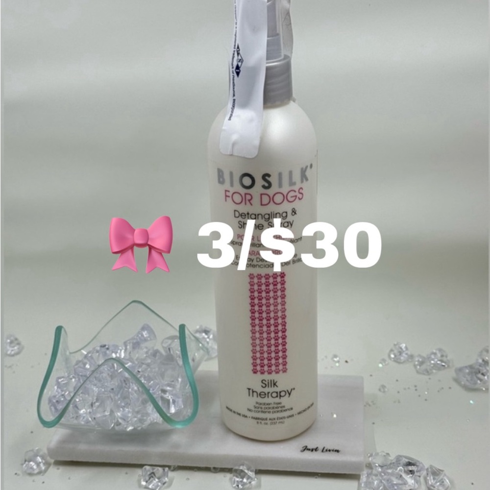 🎀 Detangling & Silk Therapy Spray for Dogs